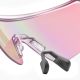 5. Rockbros Radsportbrille Photochrom, mit UV-Schutz und Korrektureinsatz, Klar - Lila