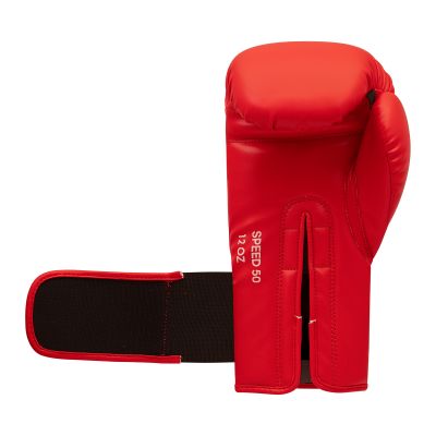 11. Adidas SPEED 50 rote Boxhandschuhe