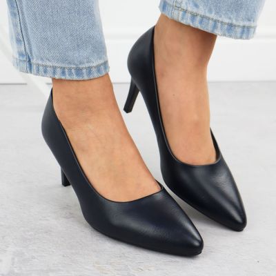 6. Sergio Leone 1336 marineblaue Damenpumps