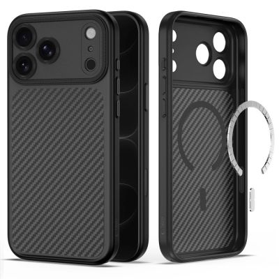 2. Tech-Protect MagCam MagSafe Carbon Hülle für iPhone 18 Pro / 17 Pro – Schwarz