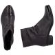 11. Damen-Ankle-Boots aus Leder mit Absatz, braun, gefüttert, Rieker Y0773-25