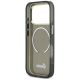 7. Guess IML Script Metal MagSafe Hülle für iPhone 17 Pro - Schwarz