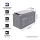 3. Qoltec 53038 wartungsfreie Batterie