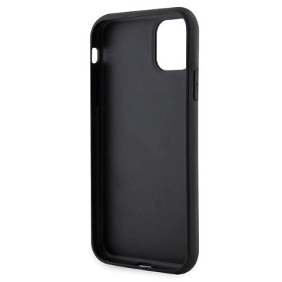 7. Karl Lagerfeld KLHCN61G2CPK iPhone 11 / Xr 6,1" schwarz/schwarzes Hartschalenetui mit glitzerndem Choupette-Patch
