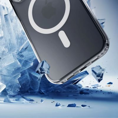 14. 3mk Frosty MagCase White Hülle für Apple iPhone 16 Pro – weiß