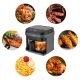 19. ELDOM FETTFREIE FRITTEUSE FR500 5,5 L 1200W GLASBEHÄLTER, GRILLEN, SILIKONPLATTE, 8 PROGRAMME, TEMPERATURREGELUNG.