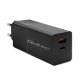 6. QOLTEC GAN POWER PRO LADEGERÄT | 1x USB-C | 1x USB | 100 W | 5–20 V | 1,5–5 A | PD | SCHWARZ