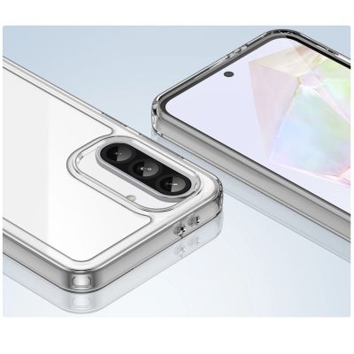 6. Outer Space Hülle für Samsung Galaxy A26 Cover mit flexiblem Rahmen - Transparent