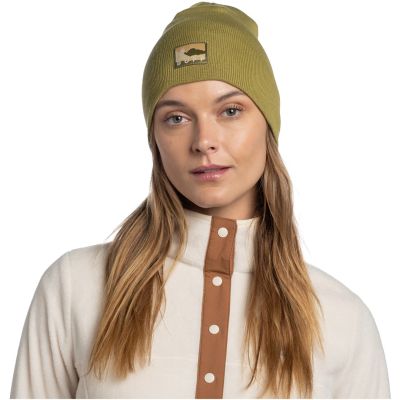 Mütze BUFF KNITTED BEANIE LILON LONG MOSS, Einheitsgröße