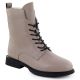 Damen-Ankle-Boots aus Leder, beige, Filippo DBT7222