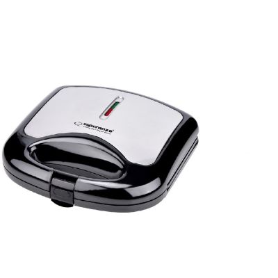 Esperanza ASIAGO EKT011 Sandwichmaker (1000W; schwarz und silber)