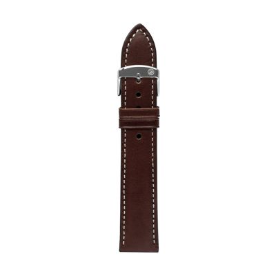 Zeppelin Lederarmband, braun, 22 mm