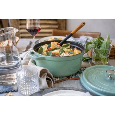 5. STAUB 40508-706-0 runder gusseiserner Topf - 5,2 l mint