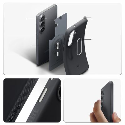 14. Spigen Nano Pop Mag MagSafe Hülle für Samsung Galaxy S26 - Schwarz