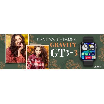 5. Gravity GT3-3 Damen-Smartwatch