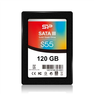 5. Silicon Power S55 SSD 120GB 2,5" SATA III 550/420 MB/s (SP120GBSS3S55S25)