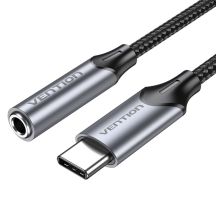 Vention USB-C auf 3,5-mm-Kopfhöreranschluss-Audioadapter mit DAC aus Aluminiumlegierung, 0,1 m