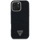 3. Guess Denim Triangle Logo MagSafe iPhone 16 Pro Max Hülle - Schwarz