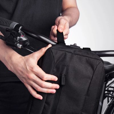 2. Wozinsky WSB6GR Scooter-Lenkertasche mit Schultergurt, 5 l – Grau