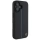 4. Mercedes MB Blue Line Leder-MagSafe-Hülle für iPhone 16 – Schwarz