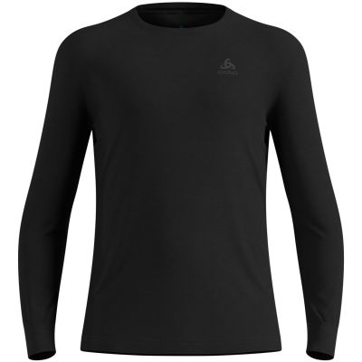 12. Odlo BL TOP Crewneck l/s MERINO 200 Herren T-Shirt Größe M Schwarz