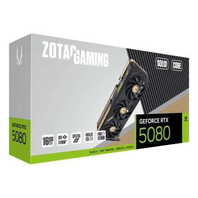 7. ZOTAC GAMING GeForce RTX 5080 SOLID CORE 16GB Grafikkarte