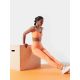Damen-Trainingsleggings aus recycelten Materialien x Anna Lewandowska 4F