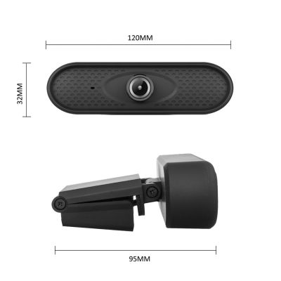 7. NANORS USB-Webcam HD 1080P (1920x1080) mit integriertem Mikrofon, Kabellänge 1,7 m, 25 FPS, RS680