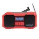 Albrecht DR 112 DAB+ UKW-Radio mit externer Kurbel, SOS, Taschenlampe, Solar, PowerBank