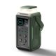 6. Powerbank Joyroom JR-PBF10 75000mAh 100W 3x USB-C 3x USB-A mit faltbarer Taschenlampe und Griff - Grün