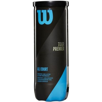 2. Wilson Tour Premier All Court Tennisbälle 3 Stück WRT109400