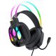 Wozinsky WSG-1118 Kabelgebundenes Gaming-Headset mit Mikrofon und RGB-Hintergrundbeleuchtung – Schwarz