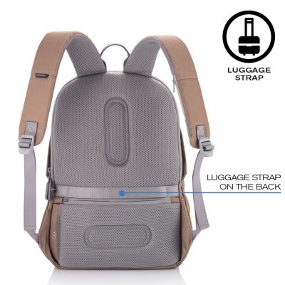 8. XD DESIGN ANTI-DIEBSTAHL-RUCKSACK BOBBY SOFT BRAUN P/N: P705.796