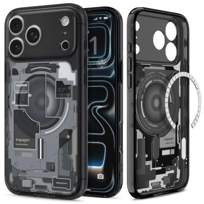 2. Spigen Ultra Hybrid MagSafe Zero One Hülle für iPhone 18 Pro / 17 Pro – Schwarz