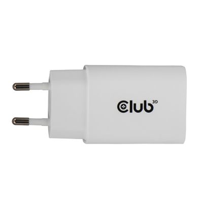 9. CLUB3D CAC-3020 Handy-Ladegerät für Smartphones, universelles weißes Schnellladegerät mit internem Netzanschluss