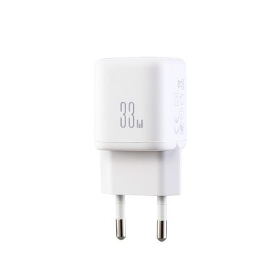 3. Joyroom JR-TG7 33W USB-A + USB-C Wandladegerät mit 30W USB-C - Lightning 1m Kabel - weiß