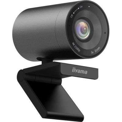 IIYAMA UC-CAM10PRO-1 4K UHD-Kamera, 120° Sichtfeld, 8-MP-STARVIS-Sensor, 5-facher Zoom, 2D/3D-Rauschunterdrückung, automatische Bildausschnittanpassung