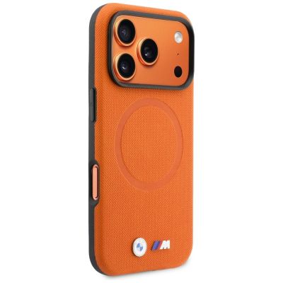 4. BMW M FW MagSafe Hülle mit Metalllogo für iPhone 17 Pro Max – Orange