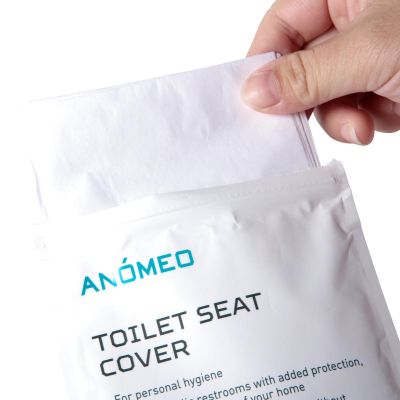 5. HYGIENISCHE TOILETTENSITZAUFLAGEN 38 X 46 CM (10 STÜCK) ANOMEO