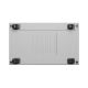 10. LANBERG Standschrank 19" 42U 600x1000 GRAU