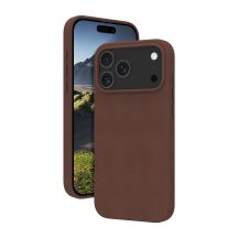 dbramante 1928 Roskilde MS – Lederhülle für iPhone 17 Pro Max, MagSafe-kompatibel (Dark Tan)