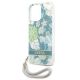 6. Guess, GUHCP13XHFLSN iPhone 13 Pro Max 6,7" grün/grüner Hardcase Flower Strap