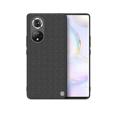 6. Nillkin Textured Case robuste, verstärkte Hülle mit Gelrahmen und Nylonrückseite für Honor 50 Pro schwarz