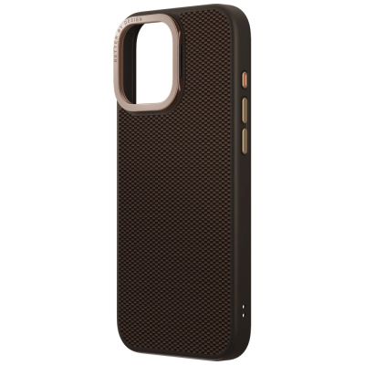 4. Uniq Keva Max Magclick Ladekamera-Ständerhülle für iPhone 16 Pro - Braun