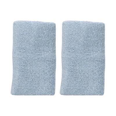 2. Asics Wrist Band Long Schweißbänder für das Handgelenk, 2 Stück, hellblau, 3043A142 400