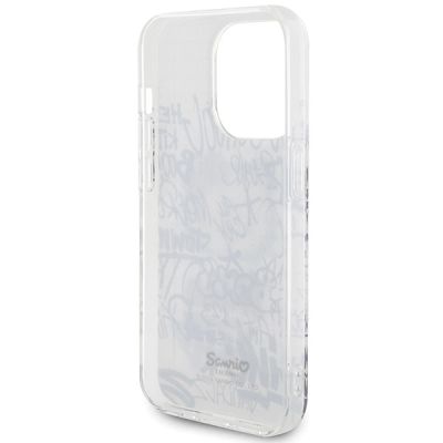 7. Hello Kitty IML Kitty On Bricks Graffiti Hülle für iPhone 15 Pro Max – weiß