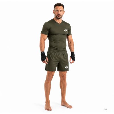3. Herren-Kompressionsshirt ARMY GREEN COMBATWEAR | DBX Bushido