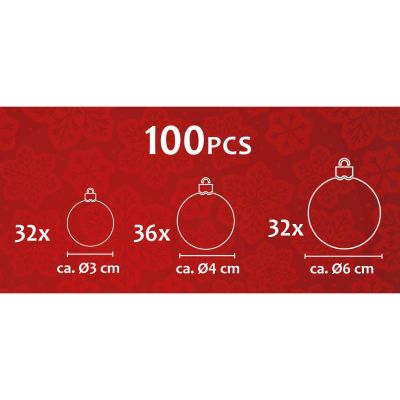 2. Satz mit 100 Silberkugeln