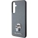 6. Karl Lagerfeld KLHCS24SPSAKCMPG S24 S921 Hardcase grau/grau Saffiano Karl & Choupette Metallnadel
