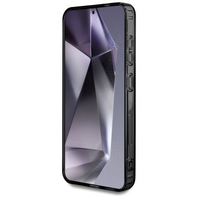 5. AMG Double Layer Rhombs MagSafe Case für Samsung Galaxy S25 - Schwarz/Rot
